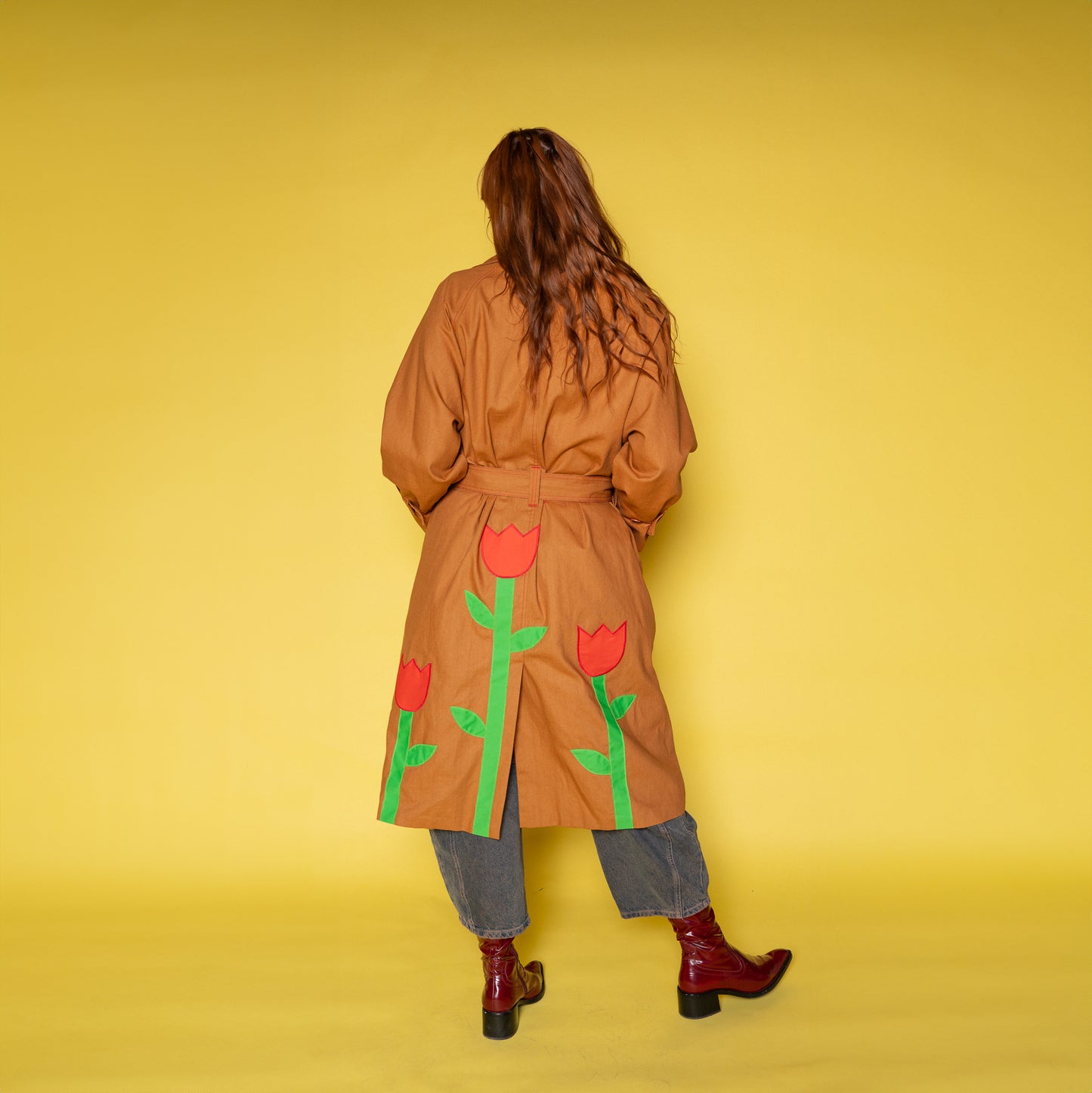 Tulup Trench Coat Rust