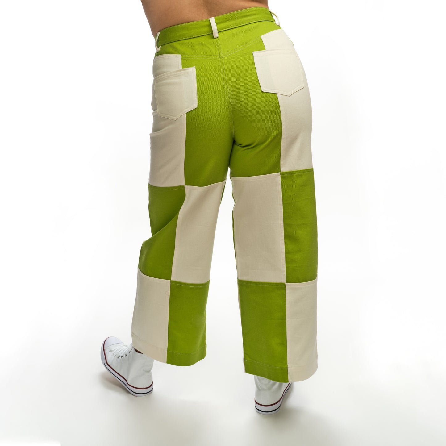 Mccoy Pants - Lime/Ivory